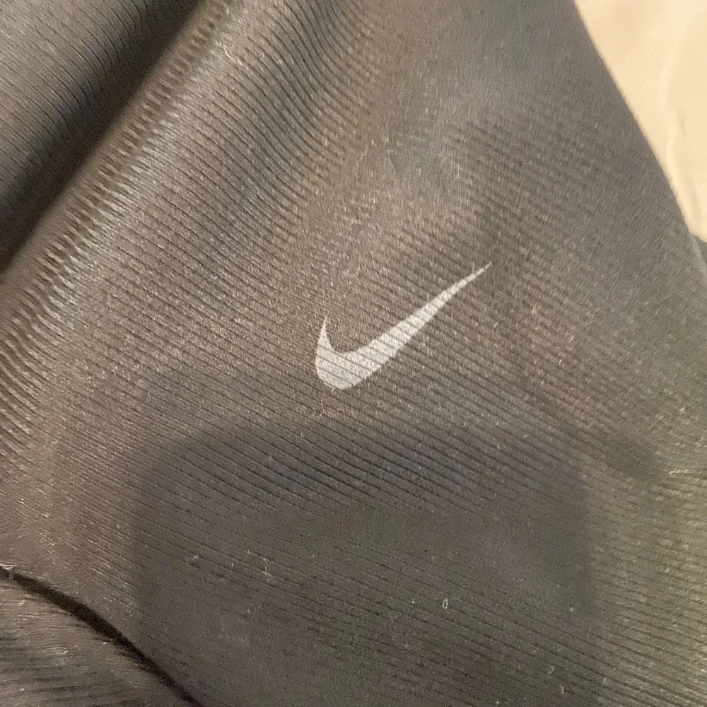 Nike One Dri-FIT Women XXL Black Ribbed Full Zip Training Jacket Lightweight